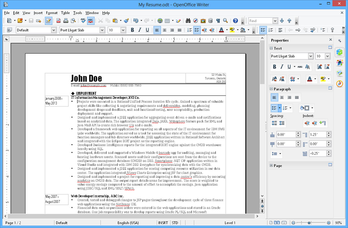 libre open office