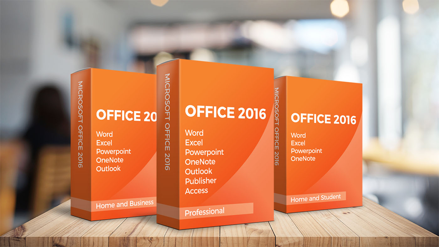 Microsoft Office 2016 Versionen im Vergleich