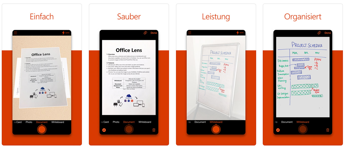 Mit Microsoft Office Lens selbst gemalte Diagramme digitalisieren