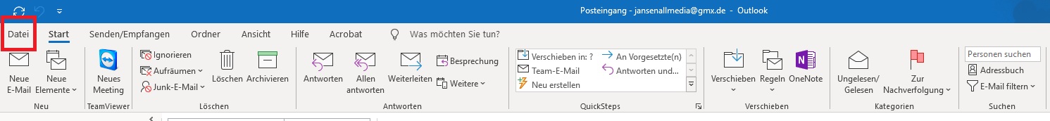 Outlook sichern: So gehen keine Mails verloren