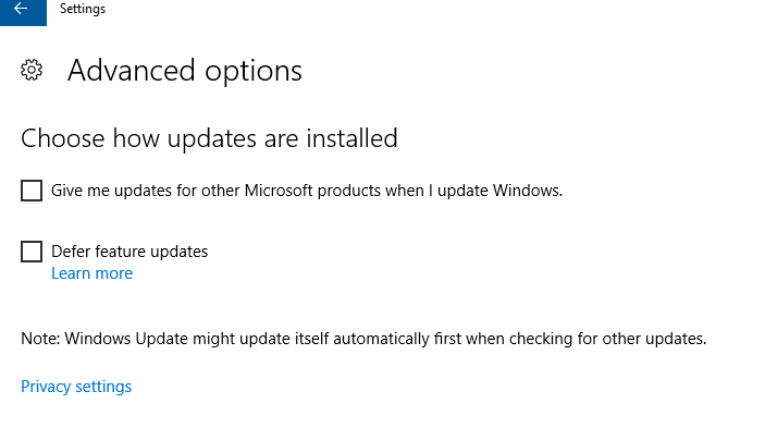 Windows Server 2016 Update installieren