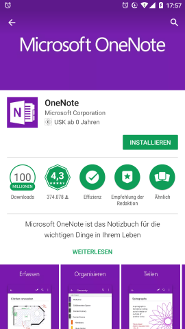 OneNote App